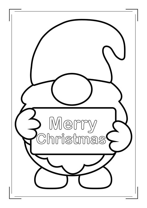 Gnome Coloring Pages