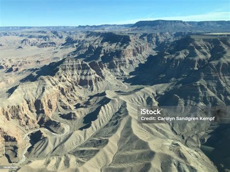 Aerial View Of Lake Mead And The Grand Canyon Stock Photo - Download ...