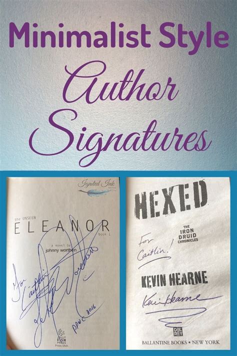 How to Make Your Book Signatures Exciting — Read Blog — Ignited Ink ...