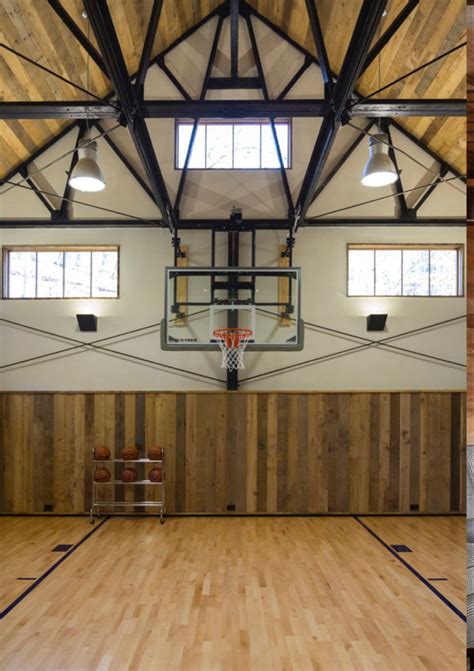 Indoor basketball court | Interior design firms, Indoor basketball ...