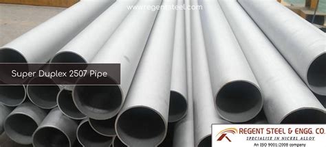 Super duplex 2507 pipe, alloy 2507 seamless tube suppliers in India