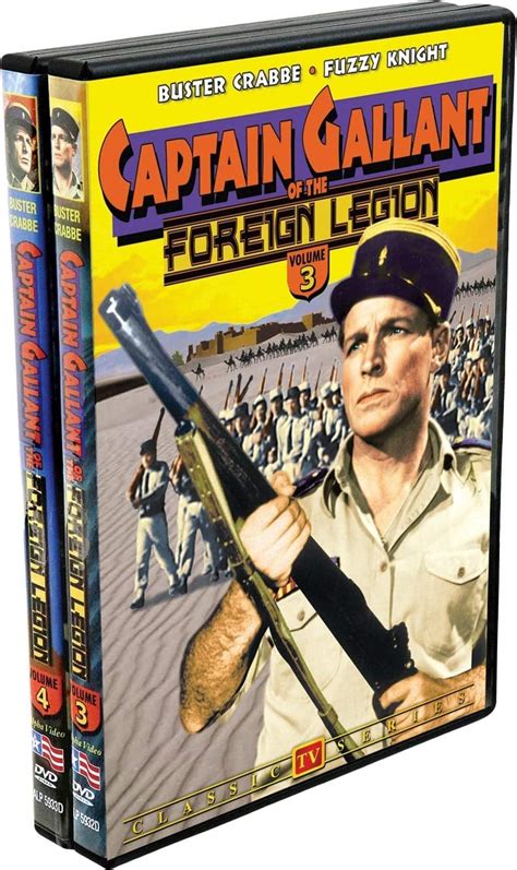 Amazon.com: Captain Gallant of the Foreign Legion Volumes 3 & 4 (2-DVD) : Buster Crabbe: Movies & TV