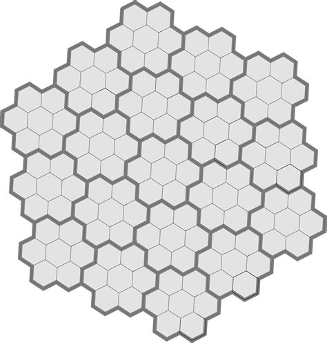 Hexagon board game map - nelsax