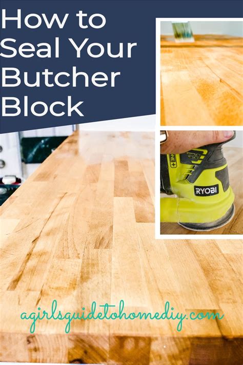 How to Seal Butcher Block in 2021 | Butcher block, Diy butcher block ...