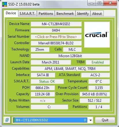 SSD-Z is a lightweight portable disk information tool for Windows - gHacks Tech News