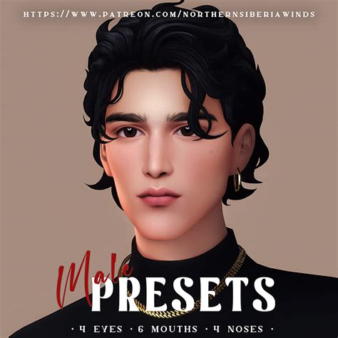 Male Presets: Face Collection - The Sims 4 Create a Sim - CurseForge