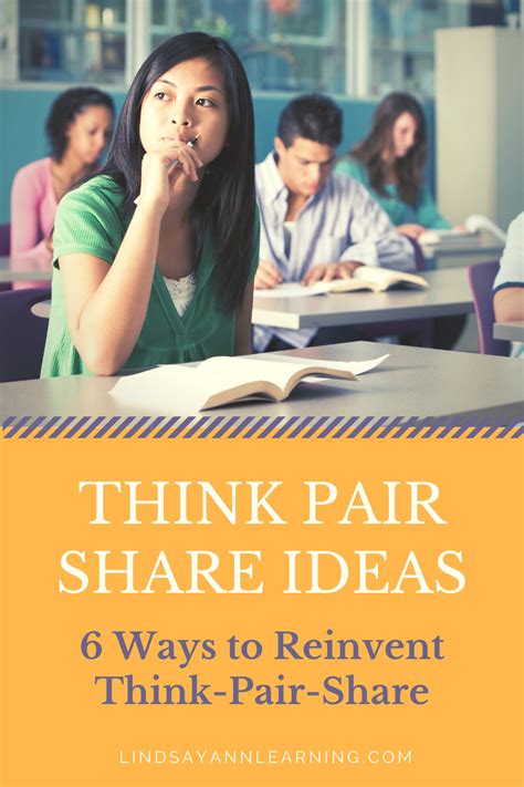 6 Ways to Reinvent Think Pair Share - Lindsay Ann Learning