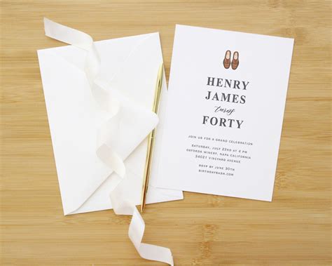 Men's Birthday Invitations | Paper & Digital – Honey Be-Merry!