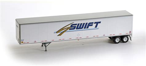 Athearn HO Scale 53ft Duraplate Truck/Intermodal Trailer Swift #530117 - Walmart.com