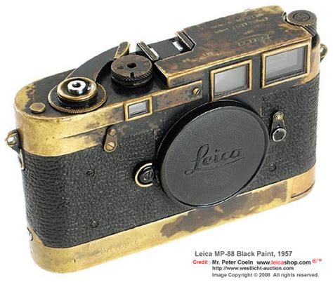 A Photo Visual Library on Leica MP Black Paint rangefinder camera Body ...