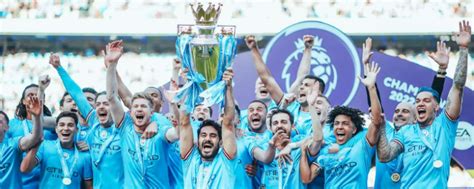 Manchester City win third successive Premier League Title - UKinbound