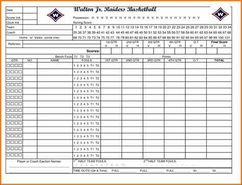 Printable Volleyball Stat Sheets Free - Free Printable