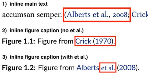 how to make citation et al in word