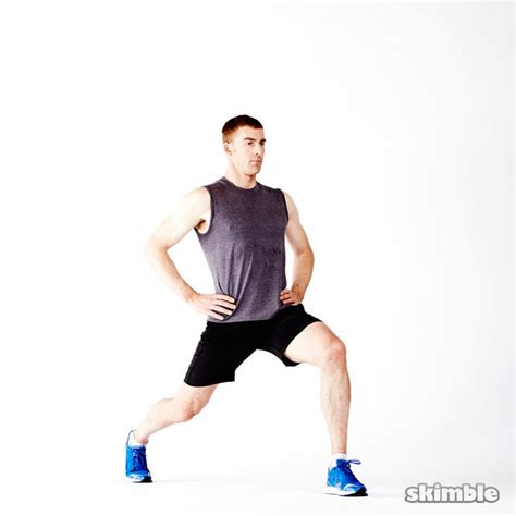 Dynamic Lunges - Exercise How-to - Skimble Workout Trainer