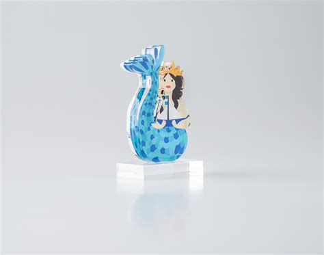 GREEK MERMAID Mini Acrylic Art Object | Mediterraneo Eshop