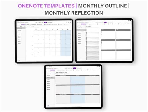 Onenote Digital Planner, Onenote Template, Project Planner Onenote ...