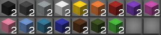minecraft - How to create a line of wool sorted by color? - Arqade