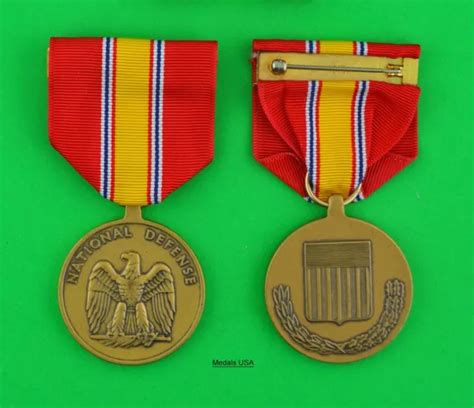 VINTAGE NATIONAL DEFENSE Medal-Korea-Vietnam-Persian Gulf-Global War £10.36 - PicClick UK