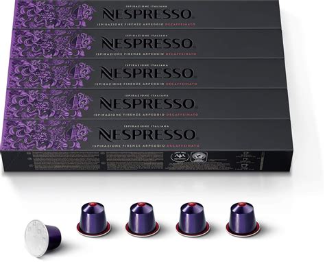 Nespresso Arpeggio Decaffeinato 50 capsules 5 sachets : Amazon.ca: Épicerie et Cuisine gastronomique