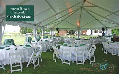 How to Throw a Successful Fundraiser Event | PartySavvy Event Rentals