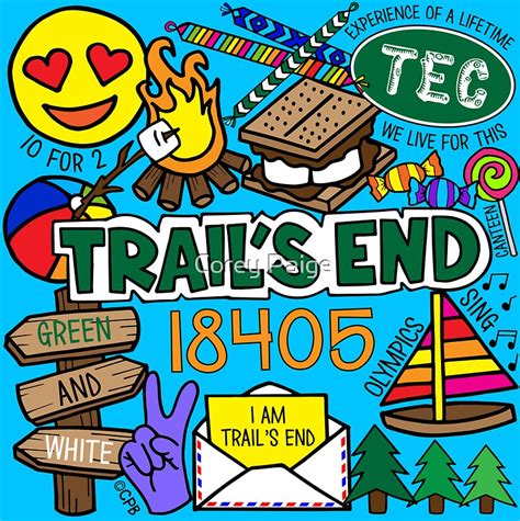 Trails End Camp: Stickers | Redbubble