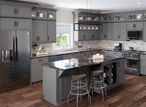 Shaker Grey Kitchen Cabinets