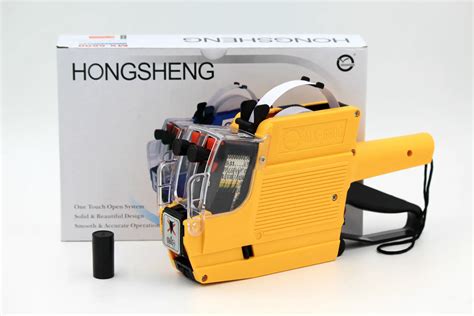 Double-line price tag machine labeling machine Mx6600 handheld 10-digit ...