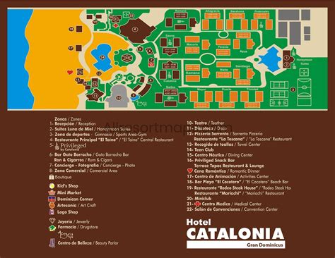 Catalonia Royal La Romana Map | Dominican republic resorts, Catalonia, Map