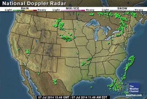 Weather channel doppler radar - pumphety