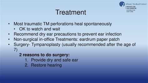 Tympanic Membrane Perforation - ppt download