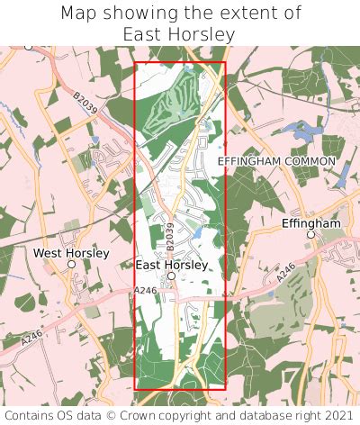 Where is East Horsley? East Horsley on a map