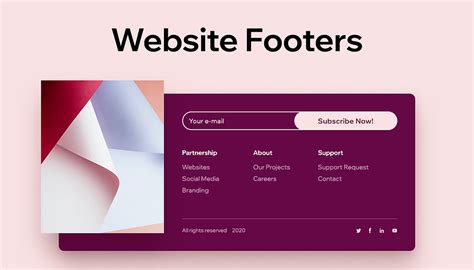 Website Footer Design | Plenty of Pixels