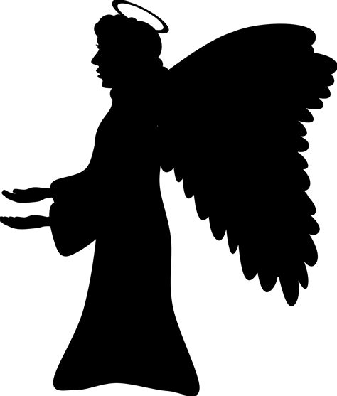 Graceful Angel Silhouette