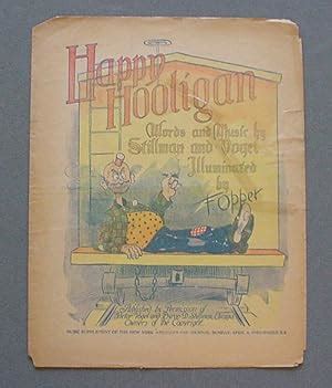 HAPPY HOOLIGAN COMIC CHARACTER SHEET MUSIC .1902. VERY RARE - POSSIBLY ...