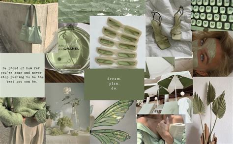 sage green by vaalerialeandra in 2021 | Aesthetic desktop wallpaper, Cute laptop wallpaper ...