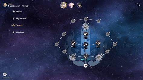 Skill Tree - Honkai: Star Rail | Interface In Game