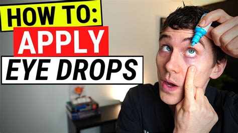 How To Use Eye Drops PROPERLY! - Eye Drop Tutorial