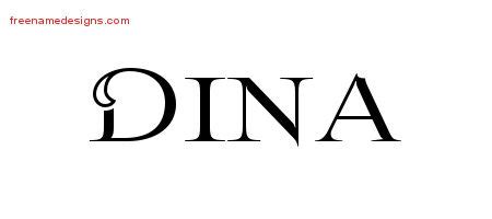 dina Archives - Free Name Designs