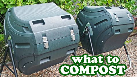 How To Compost Composting Tips - What To Add Tumbler Composter Bin Bins -DIY Make Mulch Soil ...