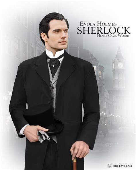 Henry Cavill as Sherlock Holmes | Enola holmes, Sherlock, Sherlock holmes