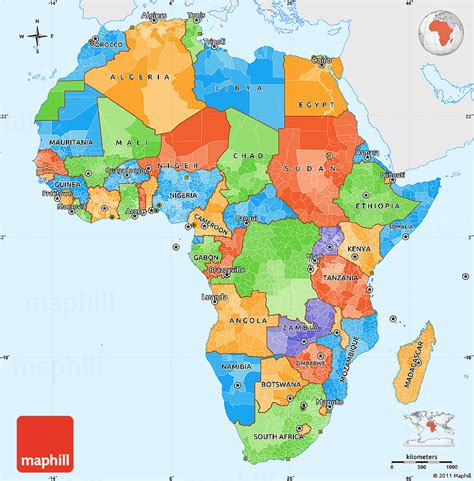 Blank Political Map Of Africa 7656 | The Best Porn Website