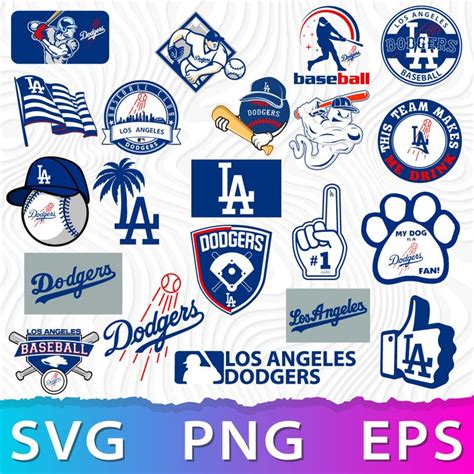 Los Angeles Dodgers SVG, Los Angeles Dodgers Logo Transparen - Inspire ...