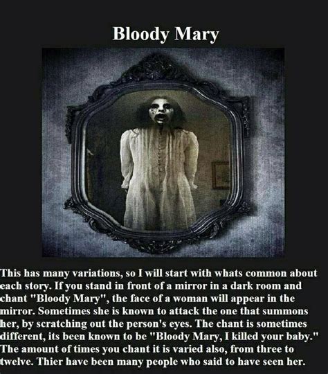 Bloody Mary | Scary stories | Pinterest