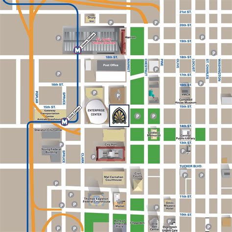 Parking & Area Maps | Stifel Theatre