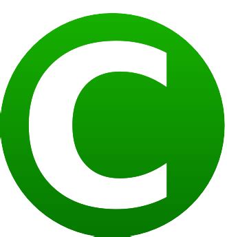 Download #C0C0C0 C Letter Icon SVG | FreePNGImg