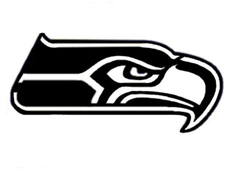 Black and White Seahawks Logo - LogoDix