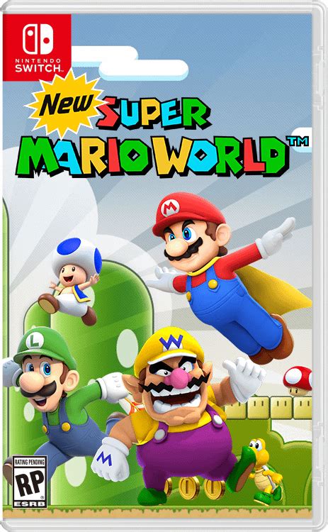 (FANMADE) New Super Mario World Switch Box Art : Mario