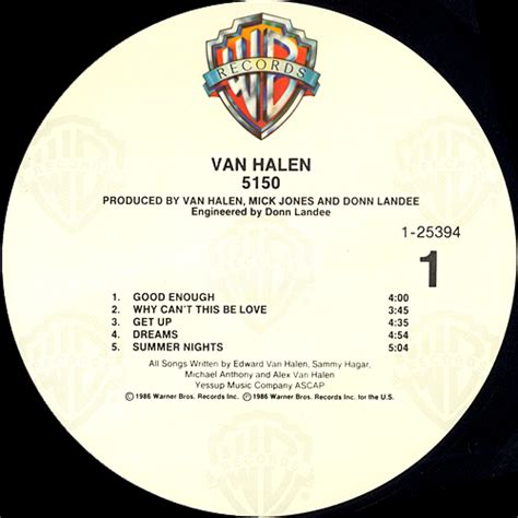 Van Halen – 5150 | Vinyl Album Covers.com