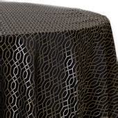 Ebony - Hiren Designer Tablecloths - Many Size Options