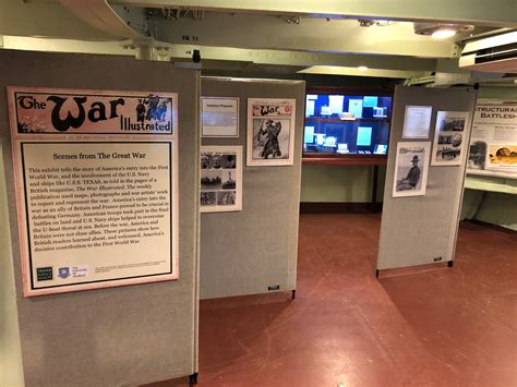 War Illustrated Magazine Exhibit Aboard USS Texas Museum Ship ...